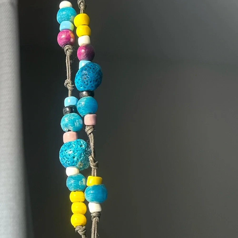 🦄 Handmade Unicorn Colorful Beaded Necklace or hanging decor